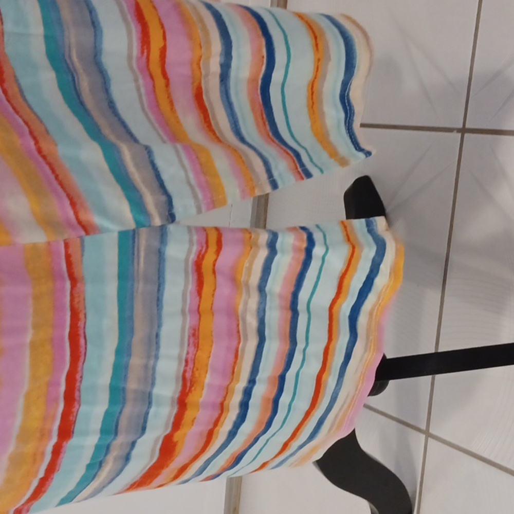 4/$60 Tribal Multicolour Striped Sleeveless Dress - Size 1X (US16) - Picture 4 of 7